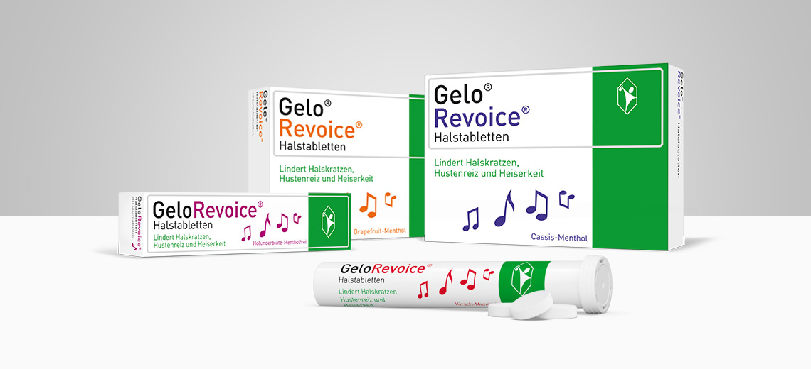 Stimme weg? GeloRevoice® schützt Hals & Rachen | GeloRevoice®
