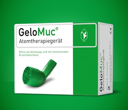 Packshot von GeloMuc® Atemtherapiegerät